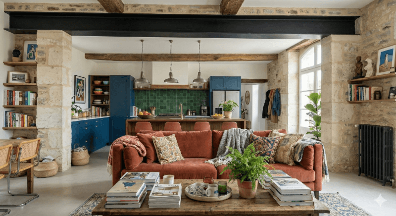 Rénovation et design intérieur : harmoniser l'ancien et le contemporain à Saint-Maur-des-Fossés — rénovation maison ancienne…